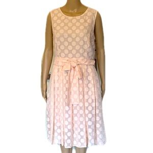 Pink Tommy Hilfiger Polka Dot Dress Size 12